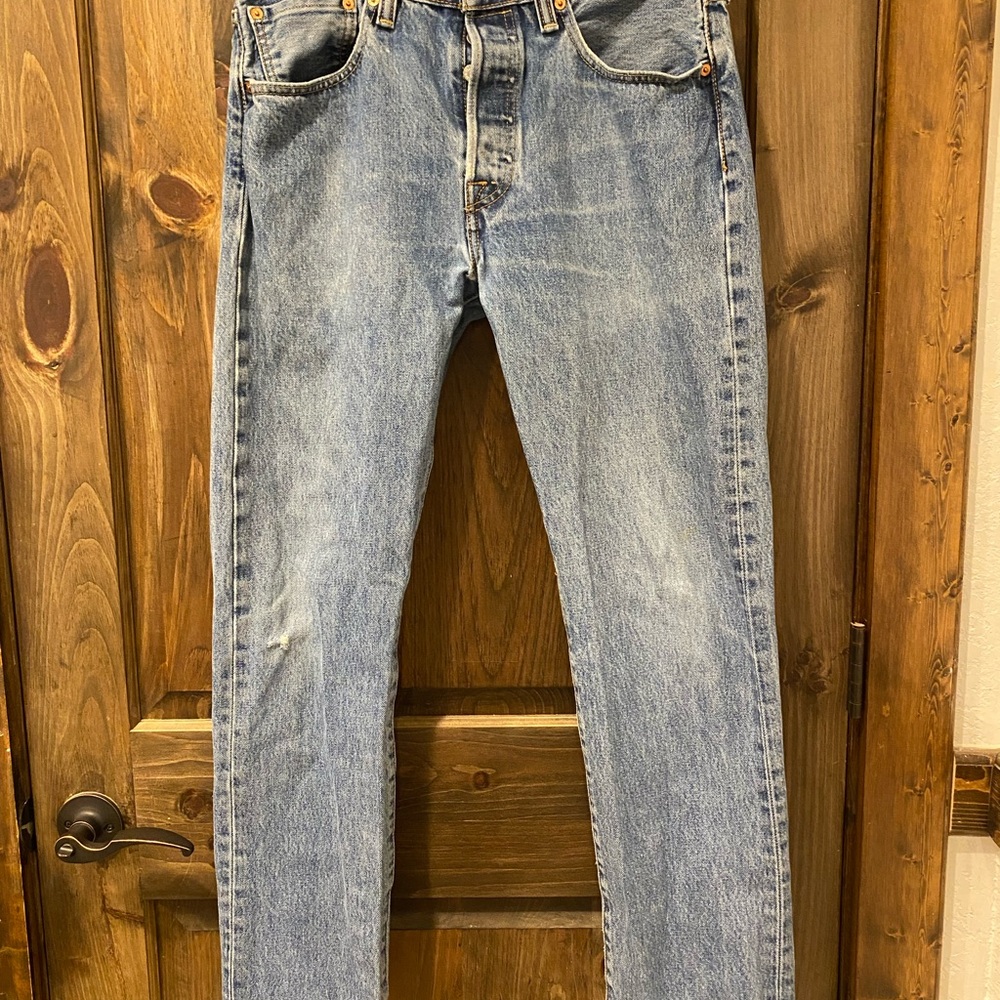 Levi's 501 Men's Straight Blue Jeans
